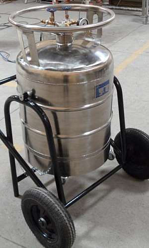 Botijão de nitrogênio para transporte Botijão de nitrogênio para transporte