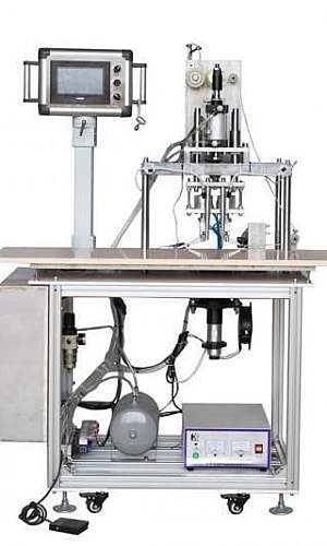 Máquina para soldar alça da máscara